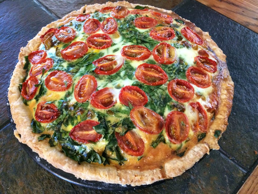 Handcrafted Cherry Tomato Quiche