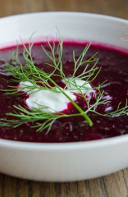 Slow Cooker Ukrainan Beef Borscht